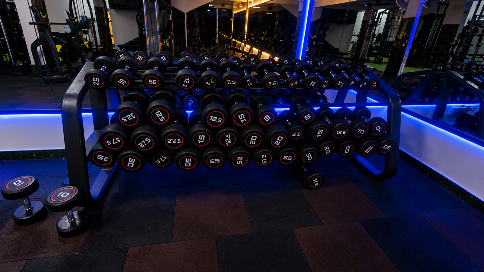 Weight training area Krown Fitness